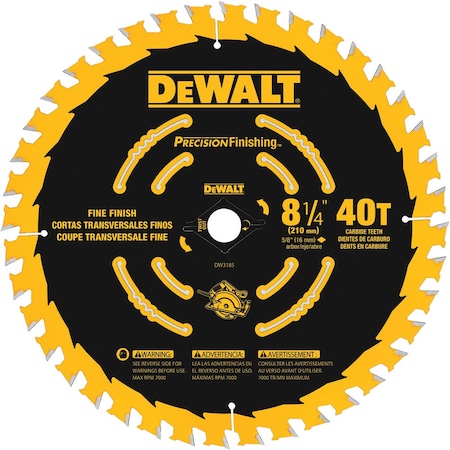 Dewalt Thin Kerf Cross Cutting Blade DW3185